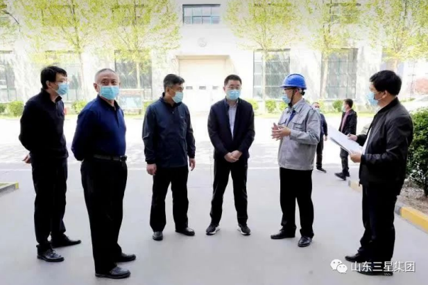 鄒平市委常委、宣傳部長，副市長商獻(xiàn)文來山東三星集團(tuán)調(diào)研